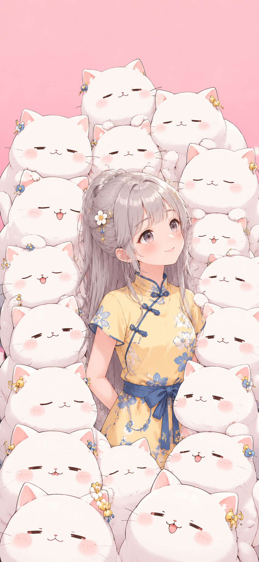 姐姐说想让一群猫猫围着她，那有了AI还不快么～ 