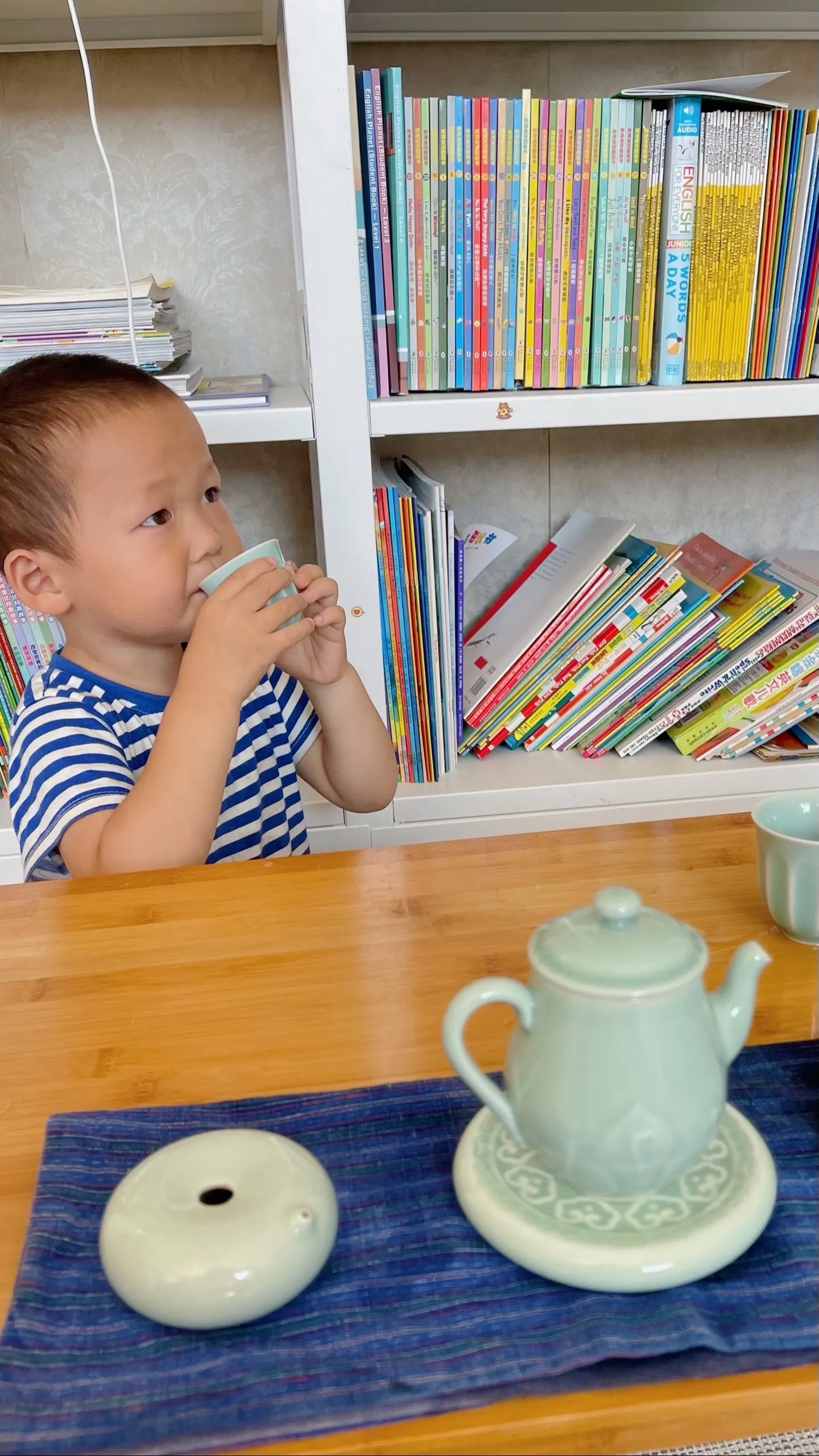 白露…继续喝绿茶…