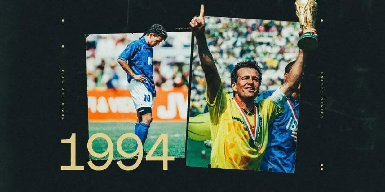 1994年的世界杯，五星巴西队群星荟萃，罗纳尔多，罗马里奥、贝贝托，卡洛斯、德尼