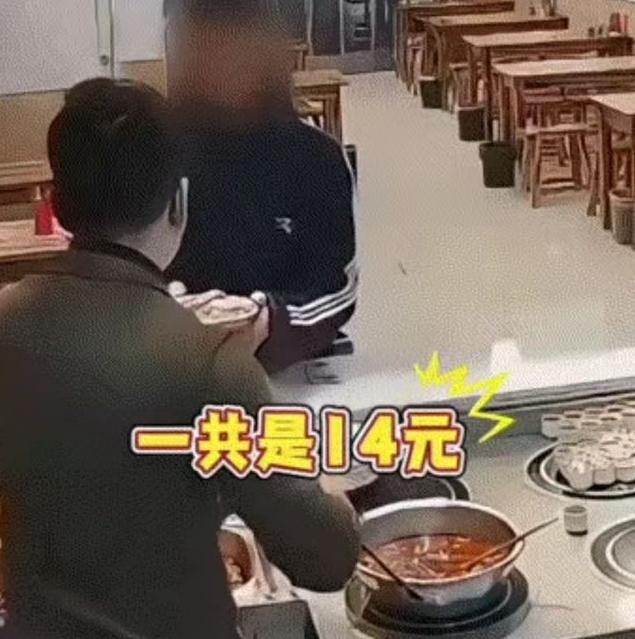 河北邯郸，一男子走进一家面馆要了碗牛肉面，谁知，店主刚端过来，男子就说自己没钱，