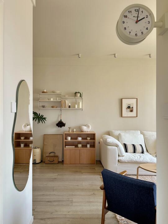 木色调的家，也太治愈了吧✨