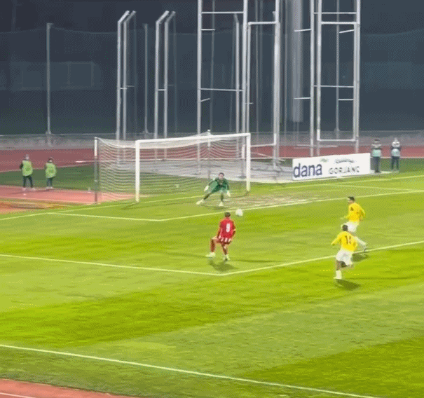 青年欧冠资格赛，贝尔格莱德红星U19以1比0击败NK布拉沃U19，进球的是中国球