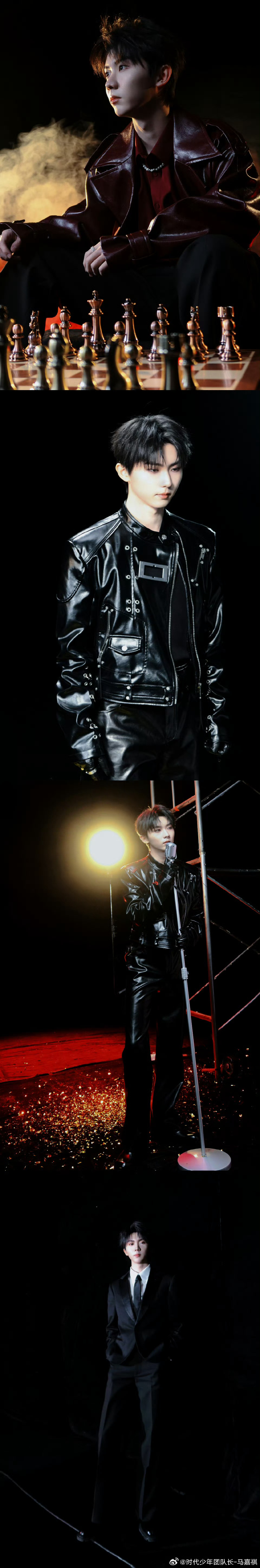 马嘉祺珠海plog马嘉祺plog告别二月 皮衣少年酷飒登场，自带氛围感，海边晚风