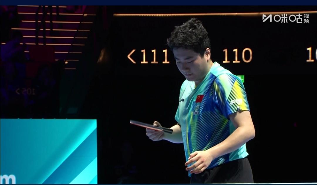 大胖梁靖崑尽力了！


G9组循环赛
世界冠军、老将德国奥恰洛夫3：1（13-1