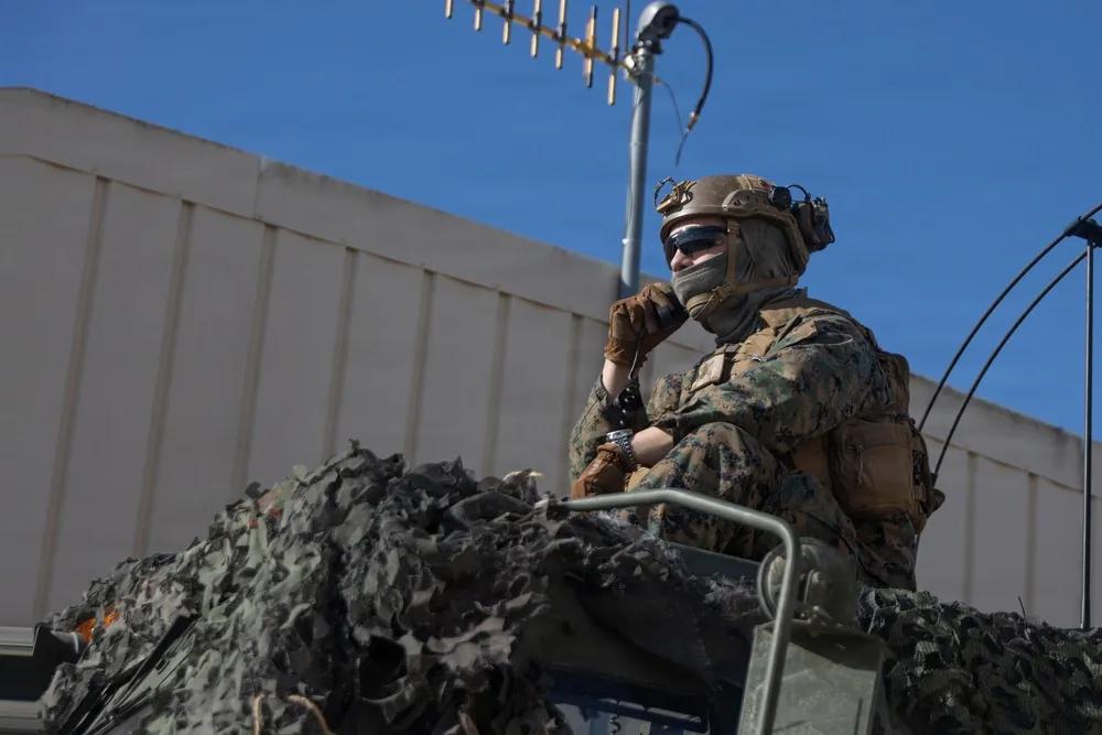 美军已经把“海马斯”当成陆地战争的利器。
2026年1月21日，美国海军陆战队员