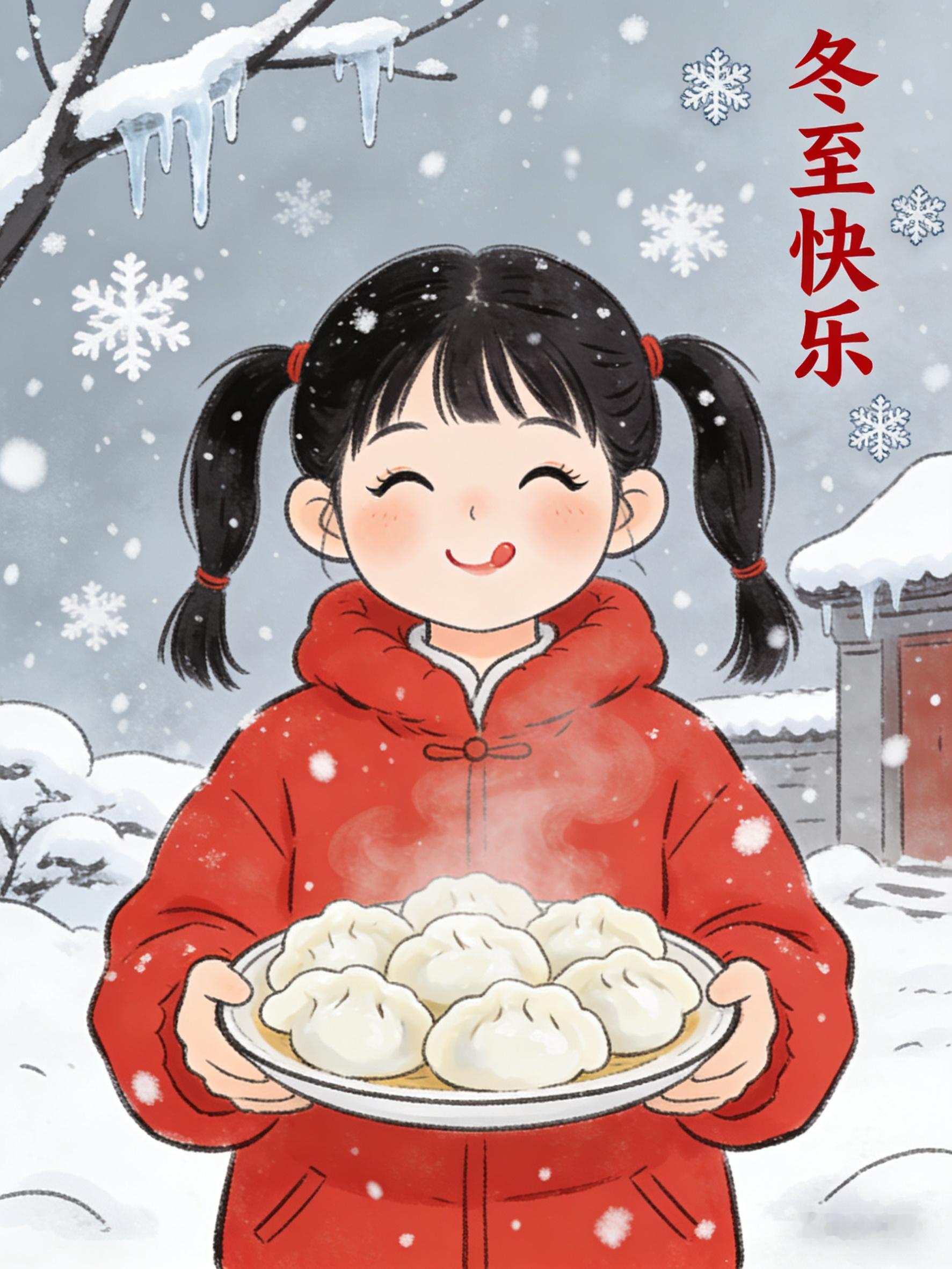 今天是冬至，吃饺子🥟喽祝大家冬至快乐！ 