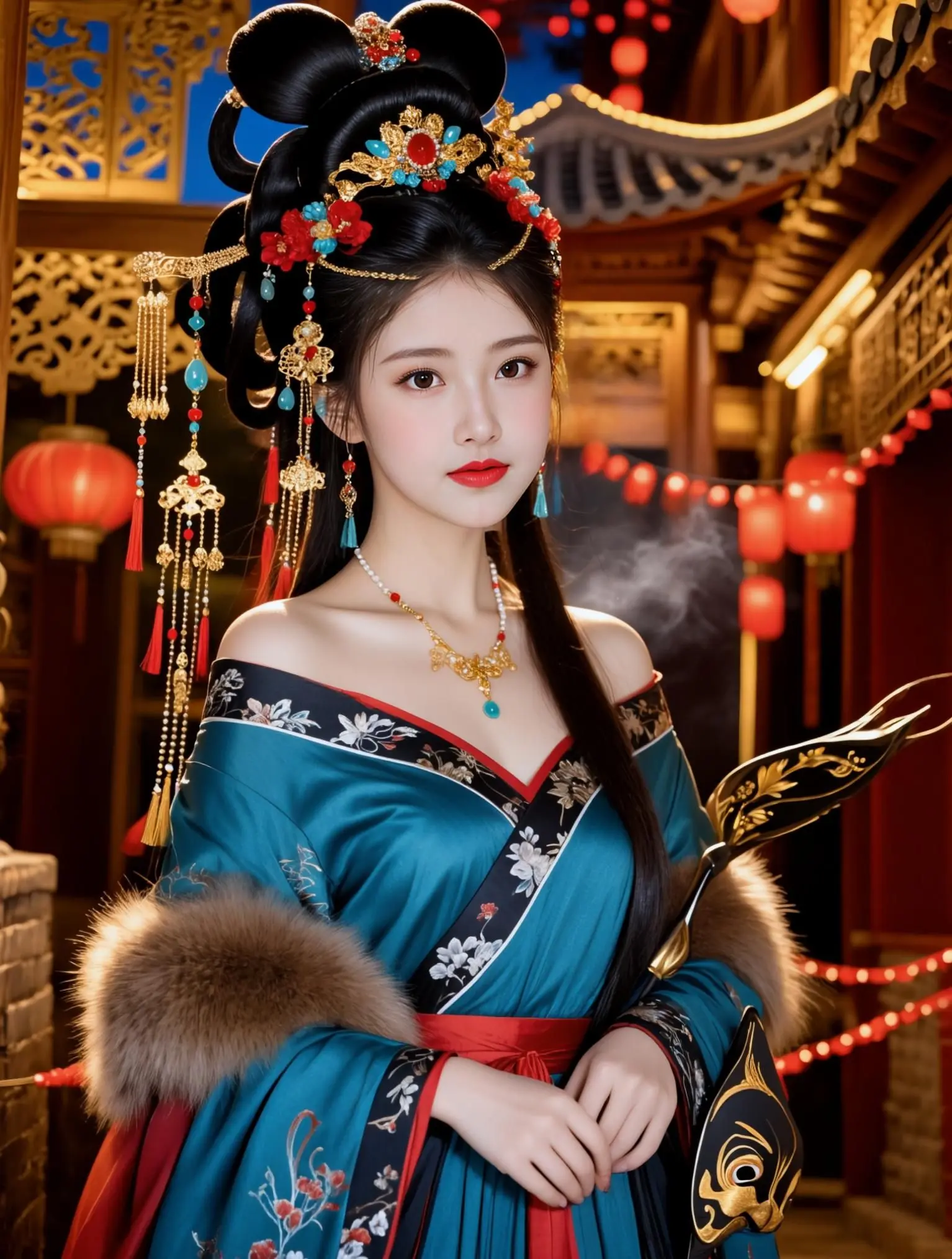 AI唐风古韵照 随变ai随便玩 Ai原创作品古风古风美女