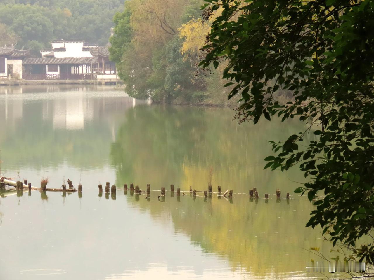 宁静湖畔，古韵悠然，水天一色，心旷神怡。🍃🌊🏞️
余姚天下玉苑