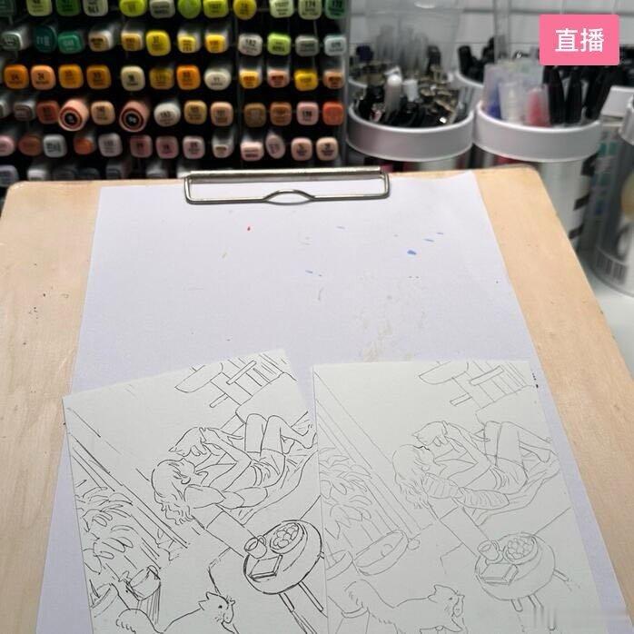 [直播]突然直播之手绘插画-姗子zzz-房间号2008112  网页链接