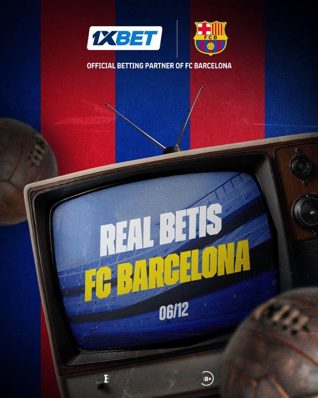 【比赛预告】西甲联赛第15轮12月7号凌晨1点30分贝蒂斯VS巴塞罗那卡图哈体育