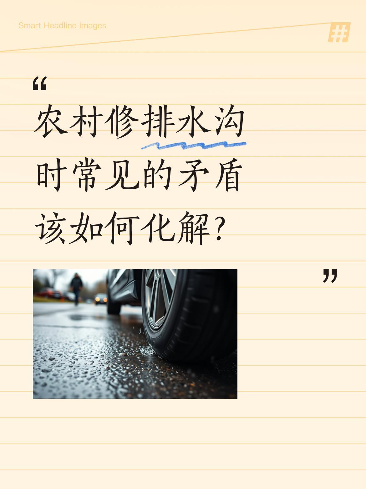 农村修排水沟时常见的矛盾该如何化解？
最近有村民因修排水沟起了争执，一方坚持要挖