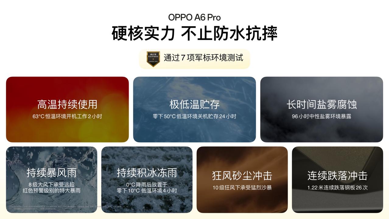 OPPO A6 Pro这个横竖里外都抗摔，这种能力真的是连旗舰大哥看了都流口水的
