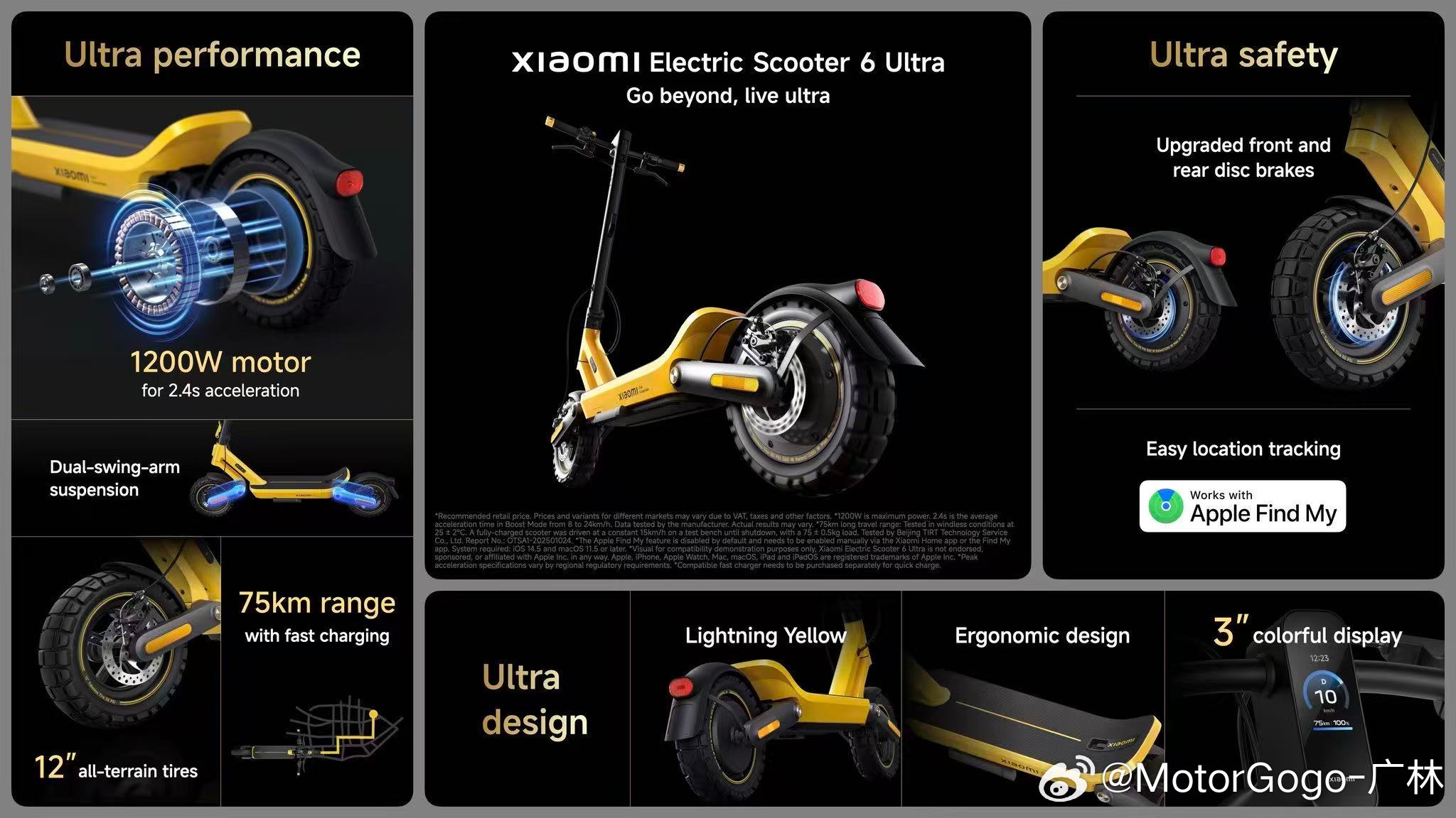 小米这个踏板车亮相了命名：小米电动滑板车6 Ultra售价799.99欧元（约合