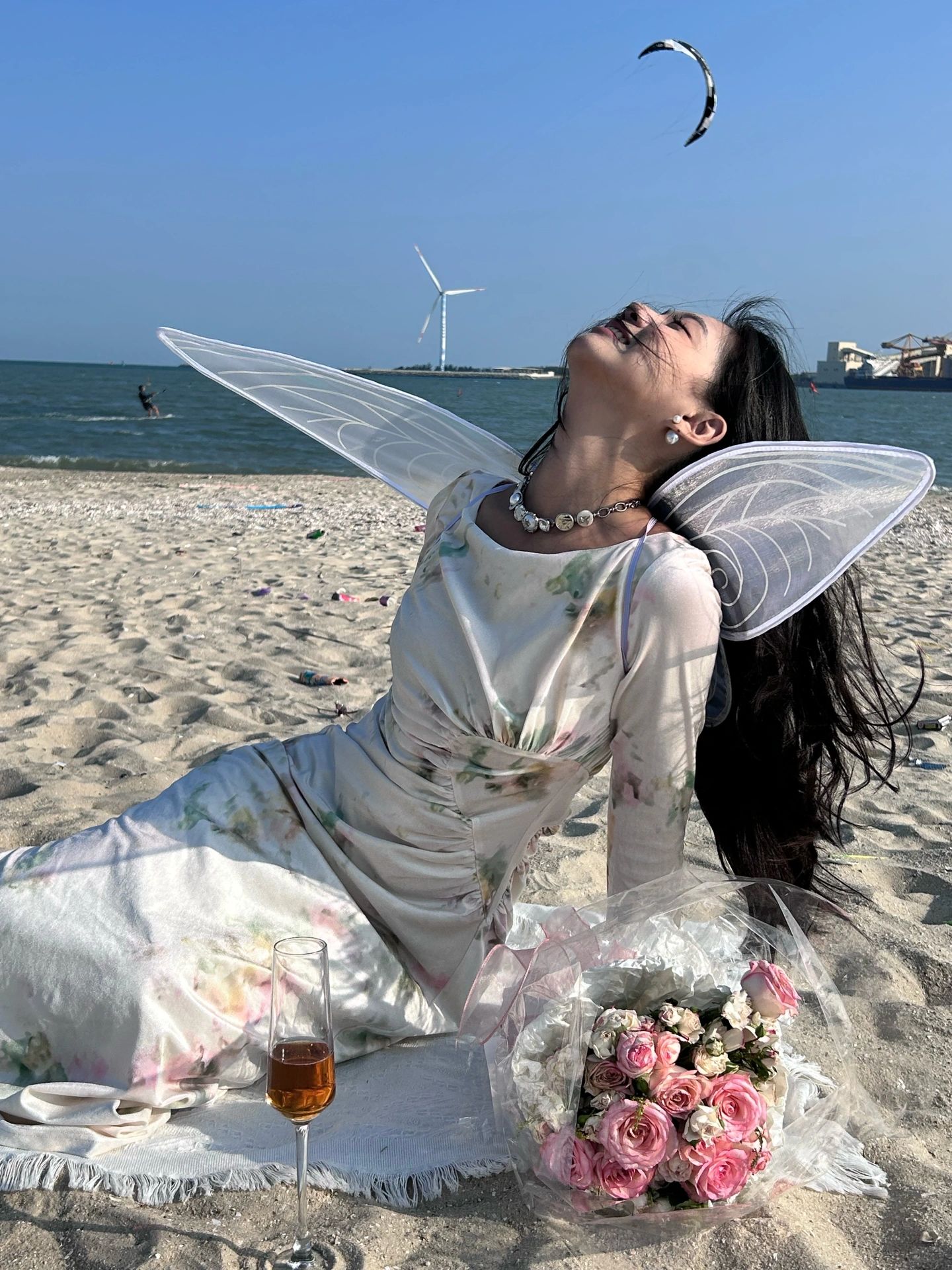 🌊海是蓝的 沙是白的