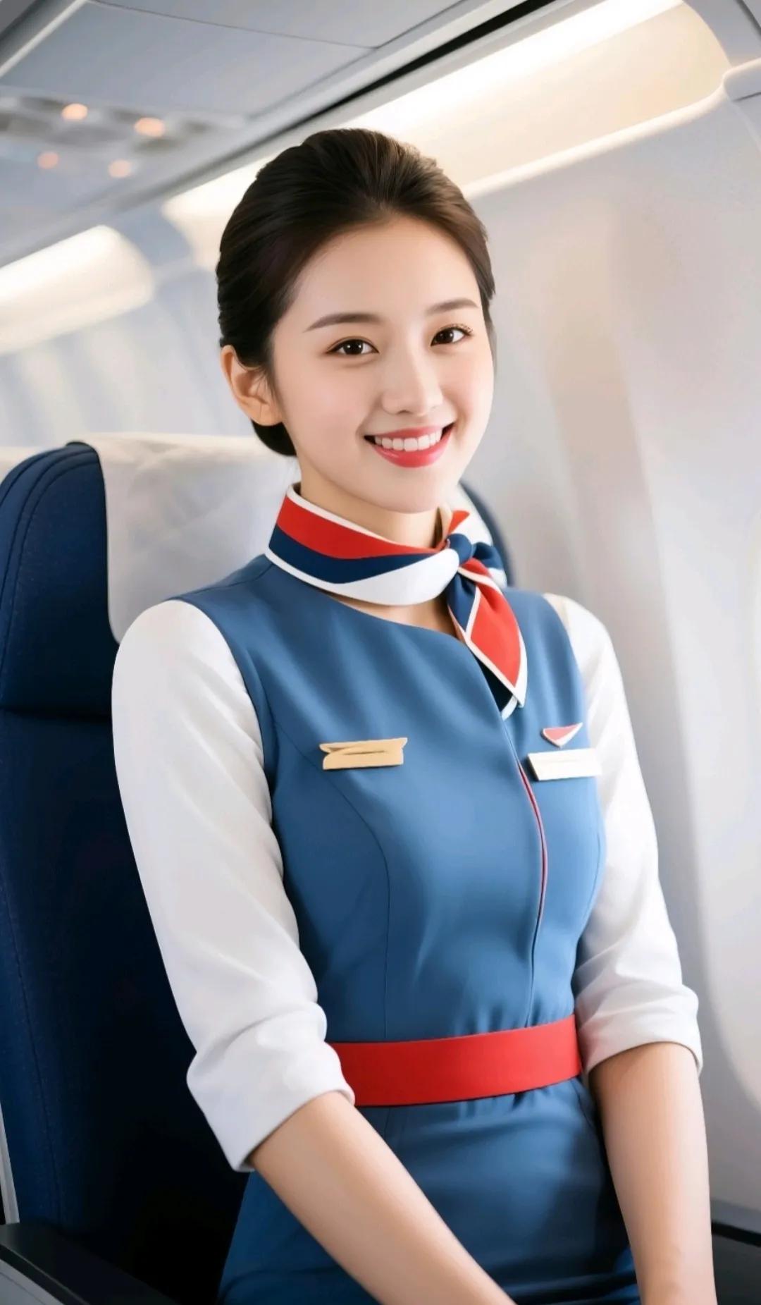 微笑空乘，温暖旅程！😊🛫️