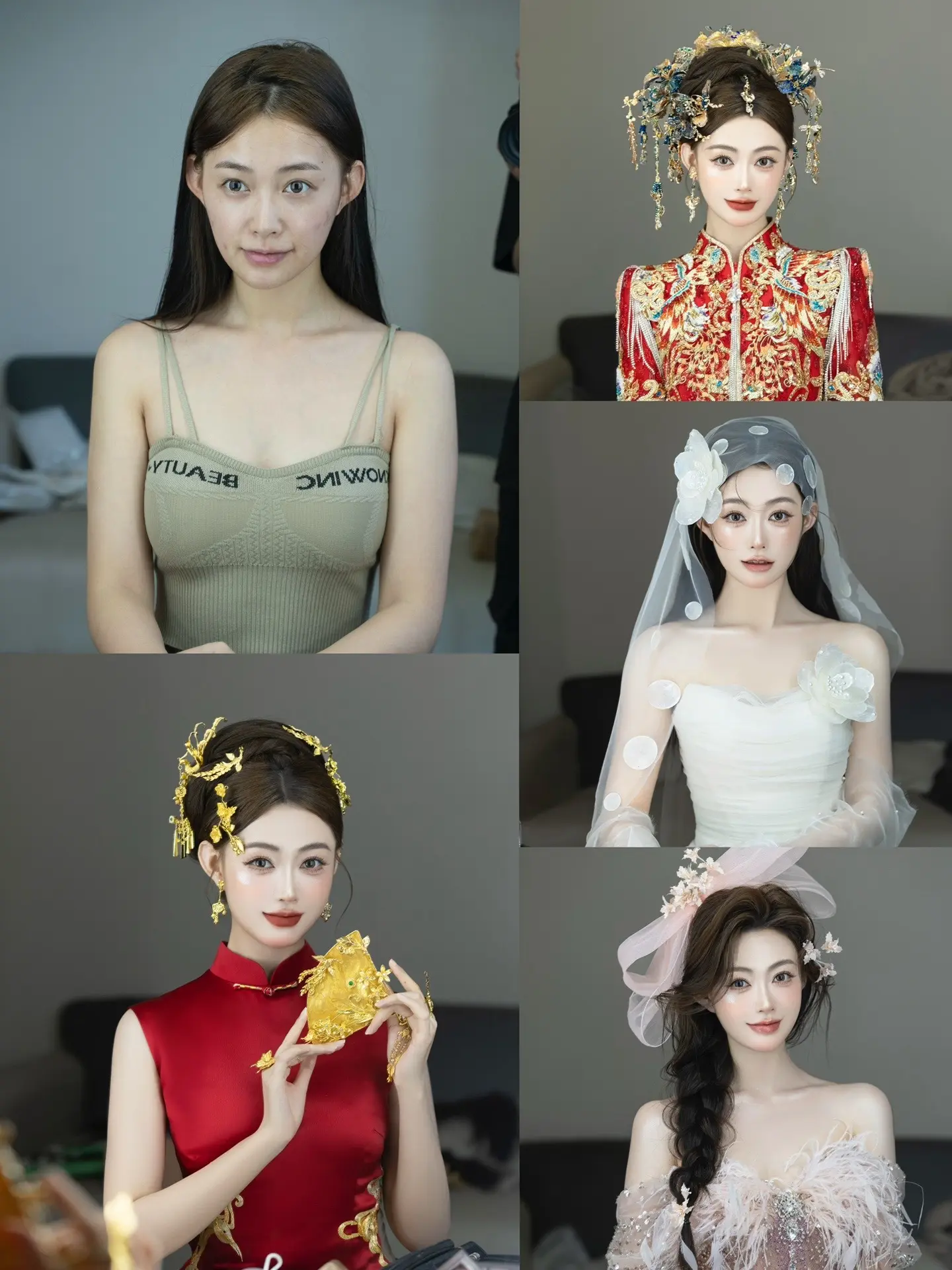 试妆照新鲜出炉🔥会魔法的化妆师啊～轻松拿捏各种风格