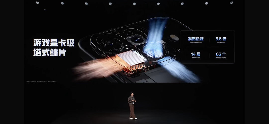 啊，一加Ace 7系列不仅是双路出风主动风冷系统，甚至还用上了PC上常见的立体塔