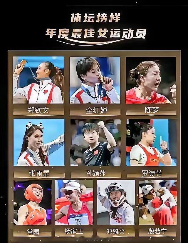 郑钦文入围《体坛周报》2024年体坛榜样年度最佳女运动员。因为今年是奥运年，所以
