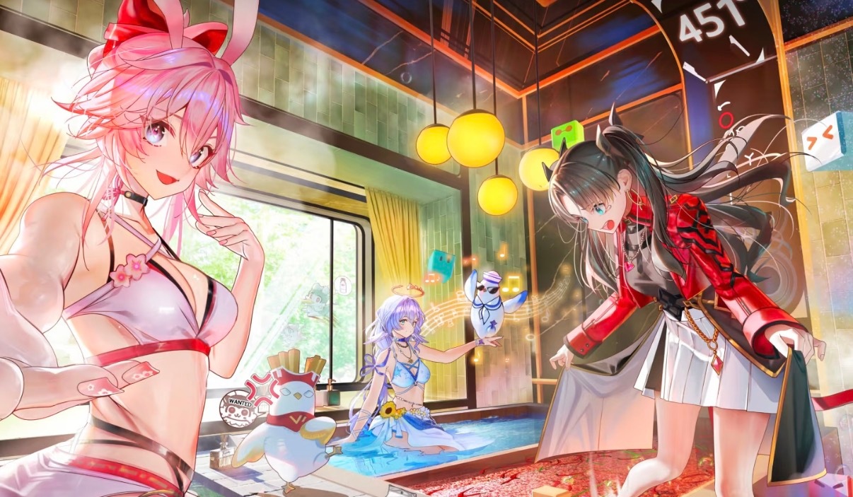 崩坏星穹铁道此刻游我主宰夏日游趣狂欢季 近期一些外服的联动约稿活动图集劳斯们的画