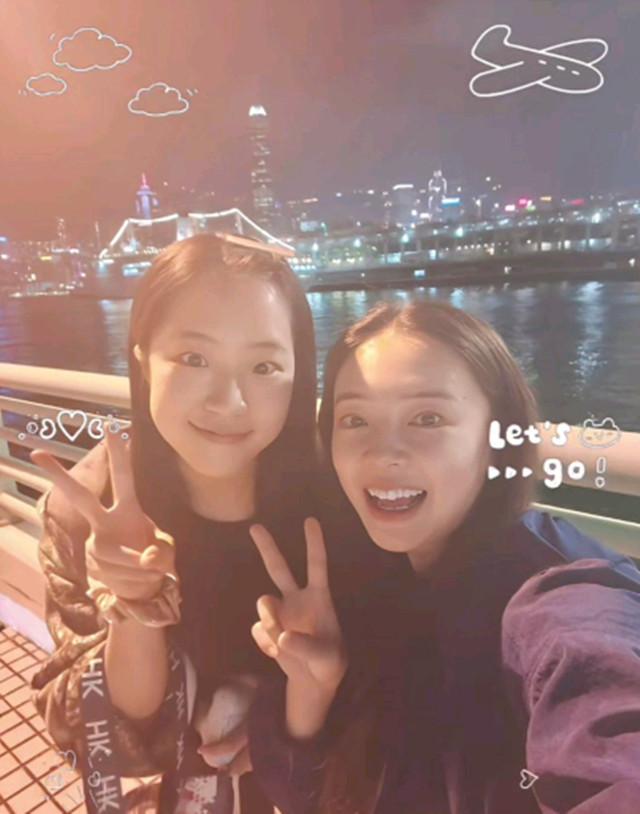 还记得她吗？前“韩女乒一姐”田志希！

田姐近期正在香港待产，而她的老搭档申裕斌