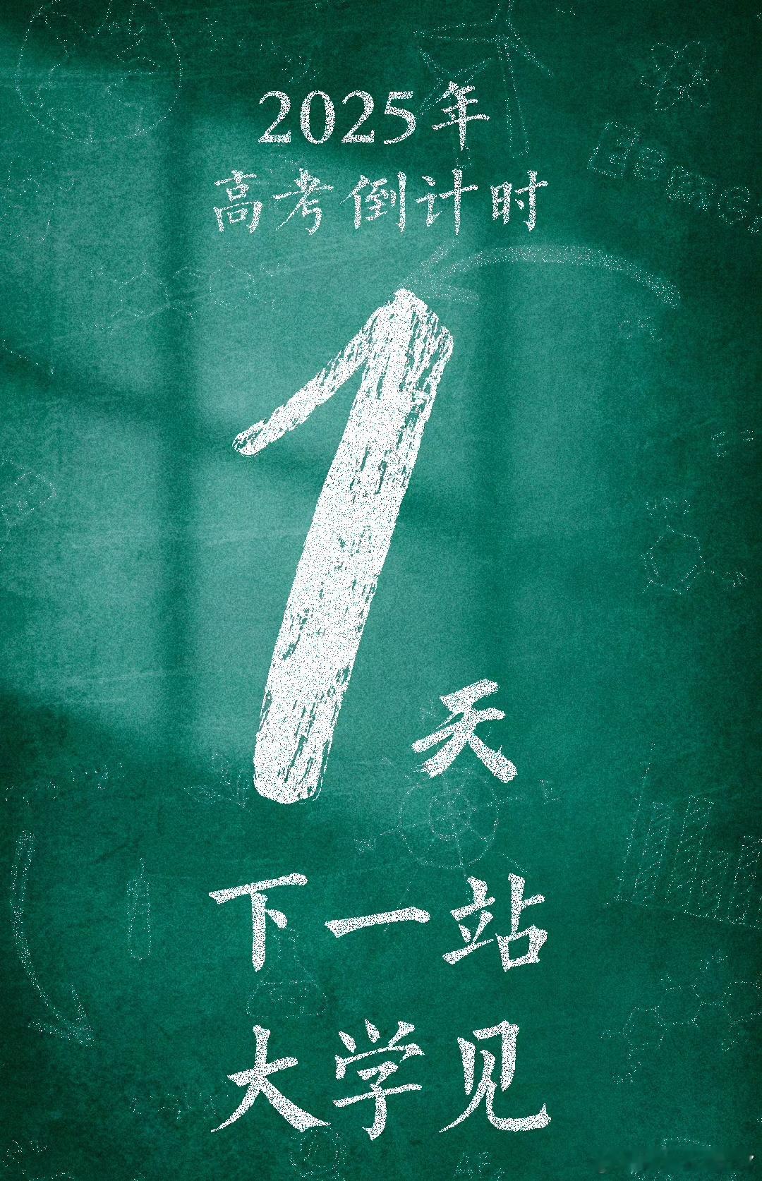 明天是高考第一天，小7在这里也是祝所有考生：旗开得胜，金榜题名[举手] ​​​