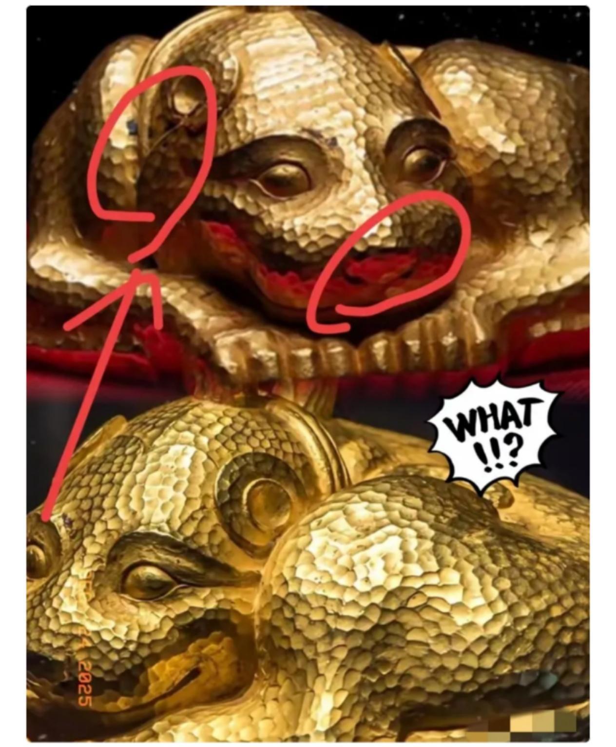 最近网上在传，说有个18斤的金兽被游客用金属探测仪照了一下，显示是铜，就有人怀疑