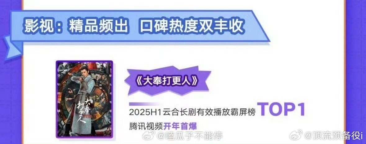 王鹤棣主演的《大奉打更人》再登阅文集团财报，并认证爆款剧[good] ​​​王鹤