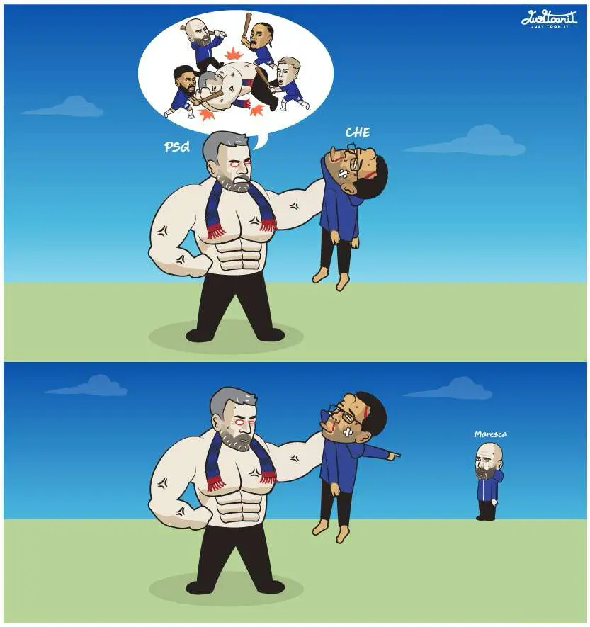 欧冠  复仇成功巴黎5-2切尔西 罗塞：找错人了PSG 5-2 Chelsea 