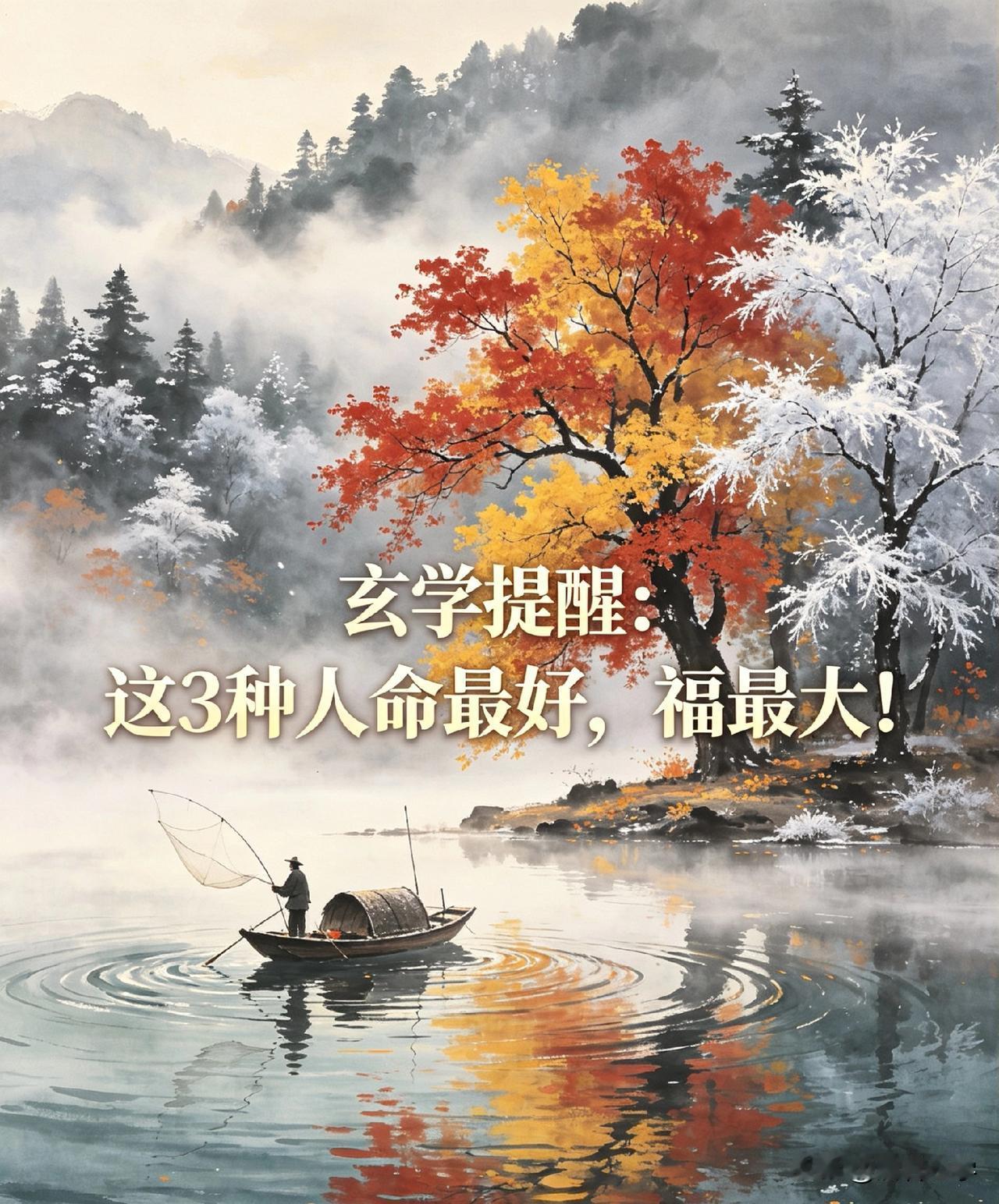玄学提醒：这3种人命最好，福最大！

你有没有发现，身边有些人，明明能力一般，却