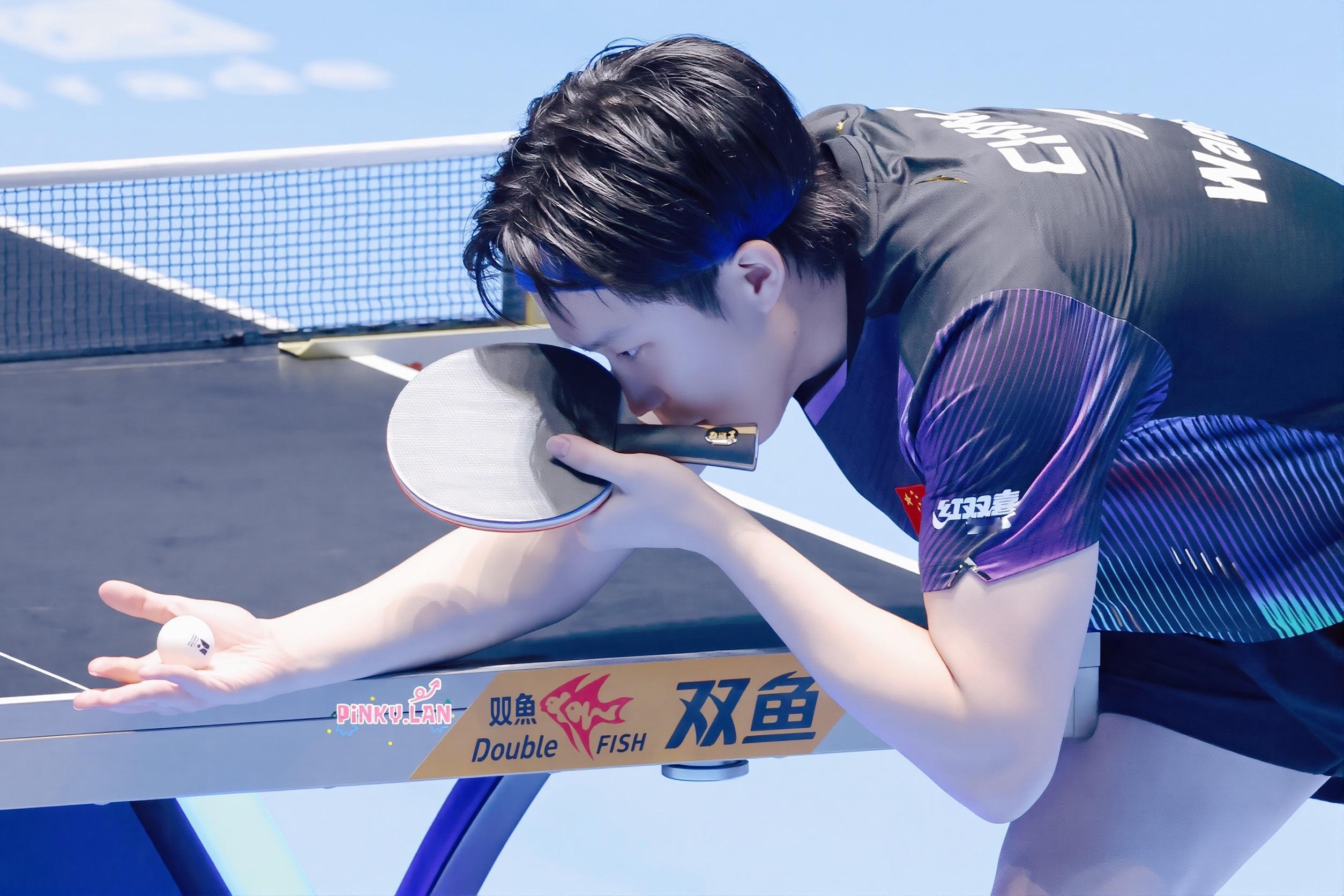 王楚钦vs张佑安王楚钦加油王楚钦 首次的遭遇戰適應好調整好問題不大ദ്ദി(˵ 