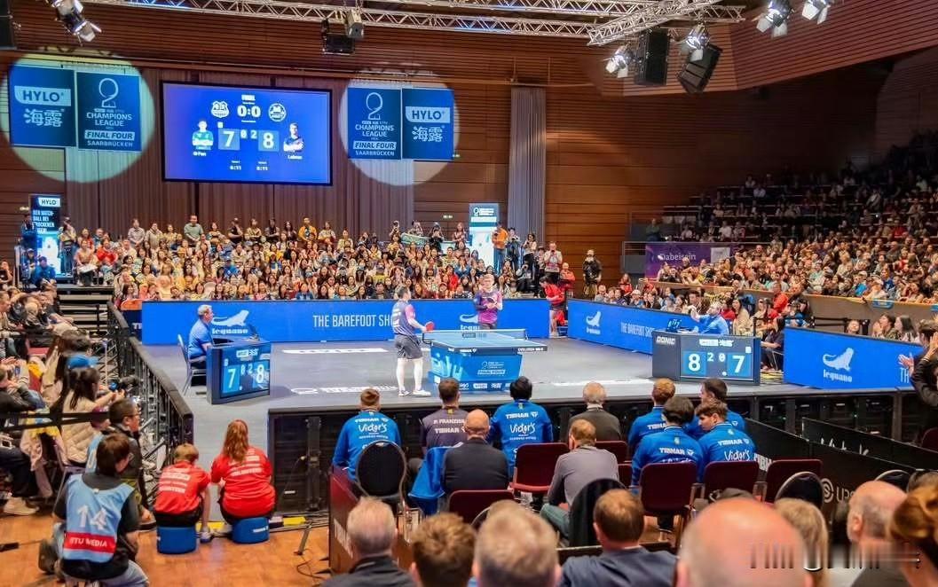 德国萨尔兰州官方账号发文：
乒乓球 🏓 奖杯 对萨尔州体育来说，这是怎样一个周
