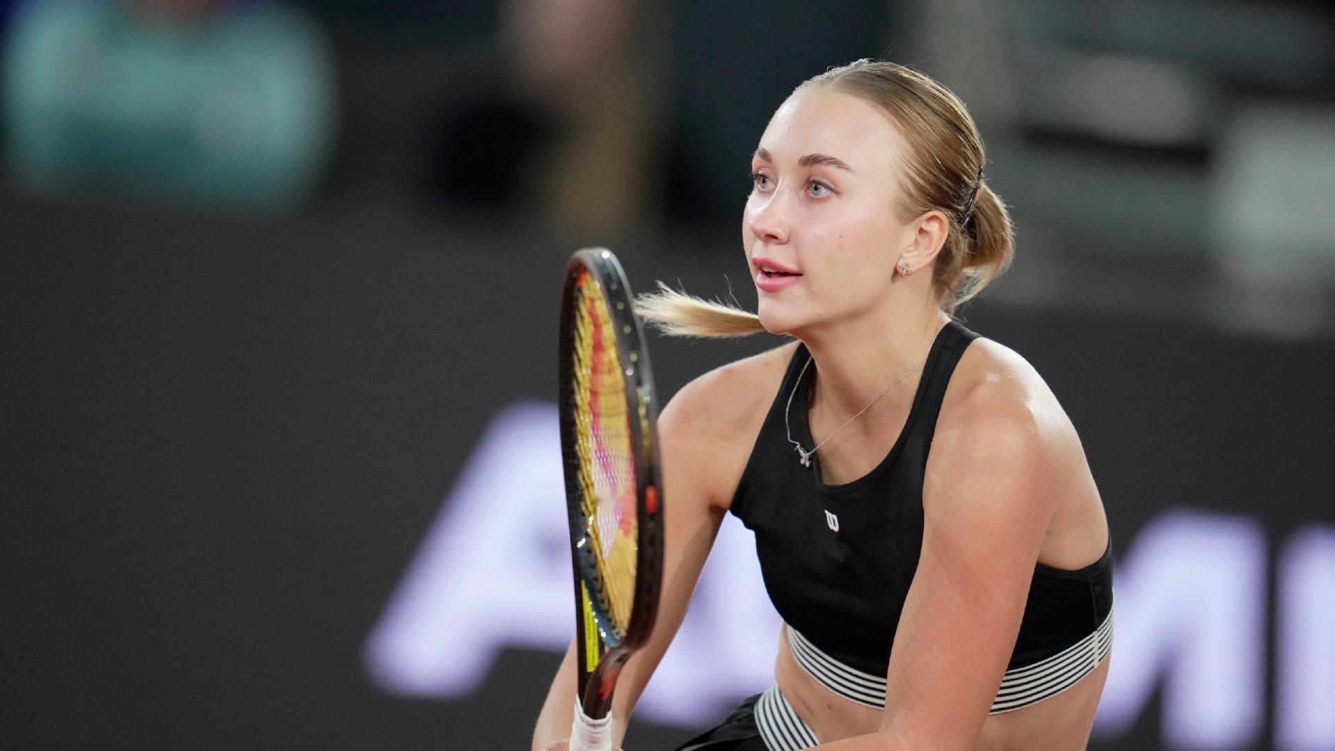 波塔波娃再进林茨站八强🙌WTA500林茨站最后一场第二轮对决，波塔波娃以6-2