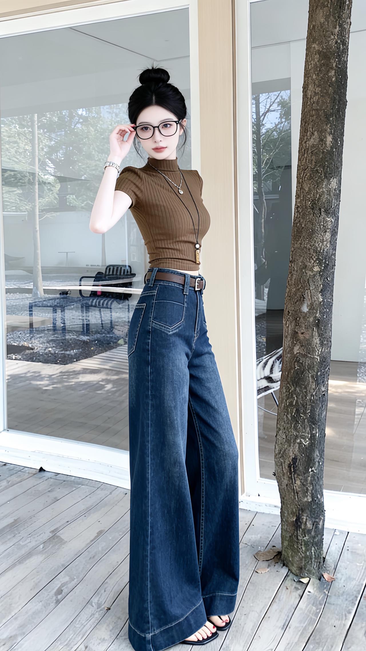 ootd穿搭推荐 阔腿裤推荐 韩系穿搭 小个子穿搭 通勤搭配