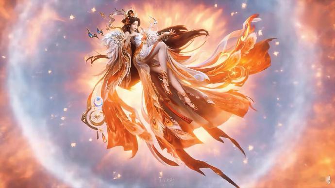 完美世界开播五周年 建模越来越能打，五周年这波造型太用心，石昊更帅了，火灵儿新造