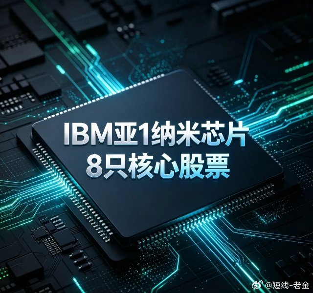 IBM亚1纳米芯片8只核心股票1. 长电科技（600584）最新股价：100.8