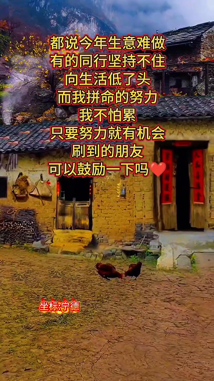 都说今年生意难做，有的同行坚持不住，向生活低了头。而我拼命的努力，我不怕累，只要