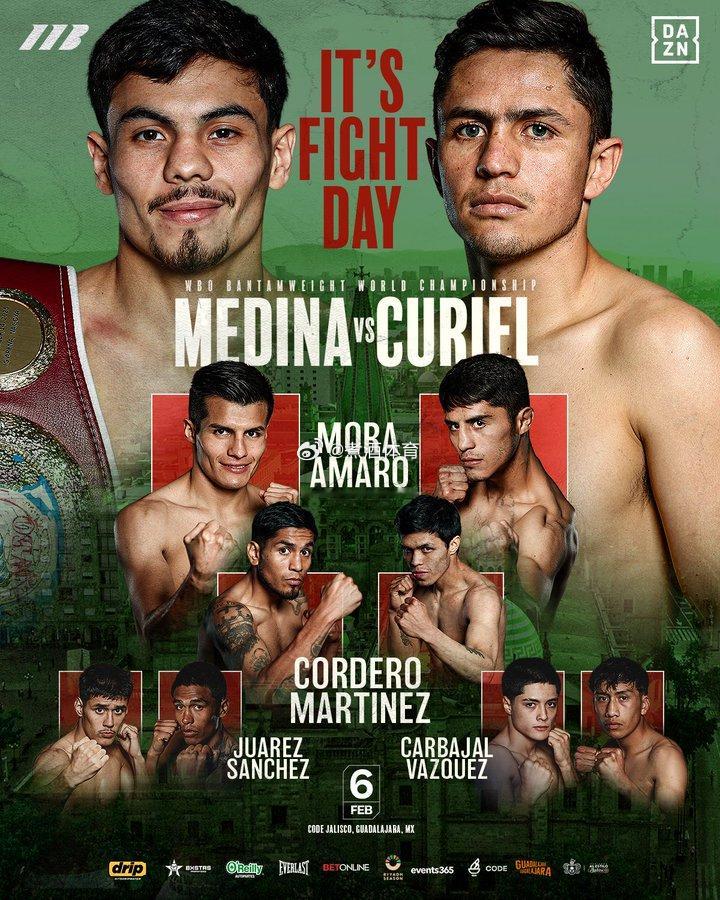 拳坛速递 忘了这场比赛的赛前称重了。👑克里斯蒂安·梅迪纳·希门尼斯 （Chri