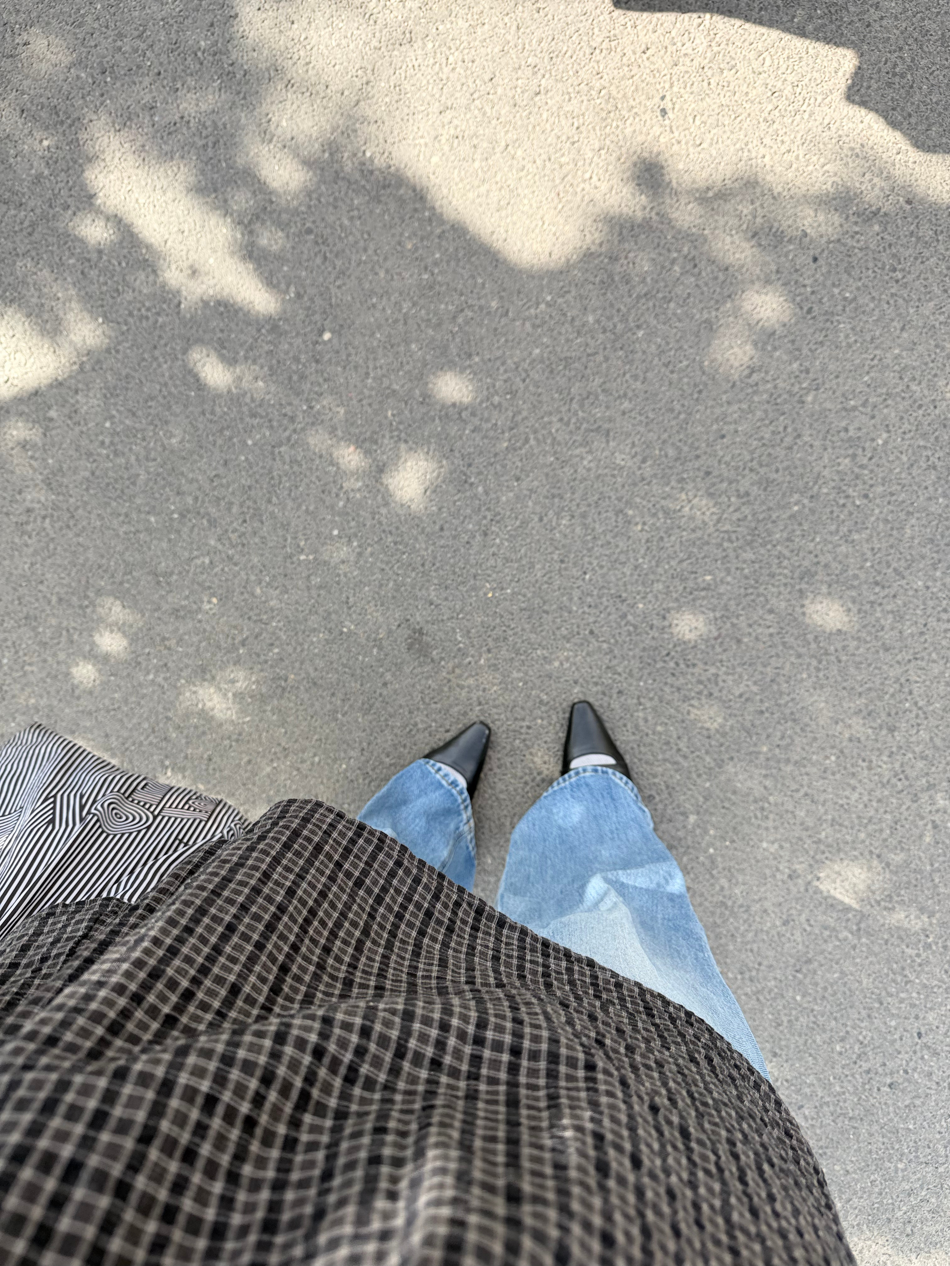 穿高跟逛了一天，着实有点脚痛了🙈 