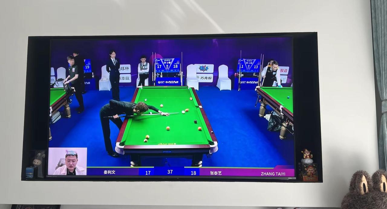 兄弟对决！ 强哥赛前说让泰艺放他两局打到17就行，结果真的做到了，最后比分17: