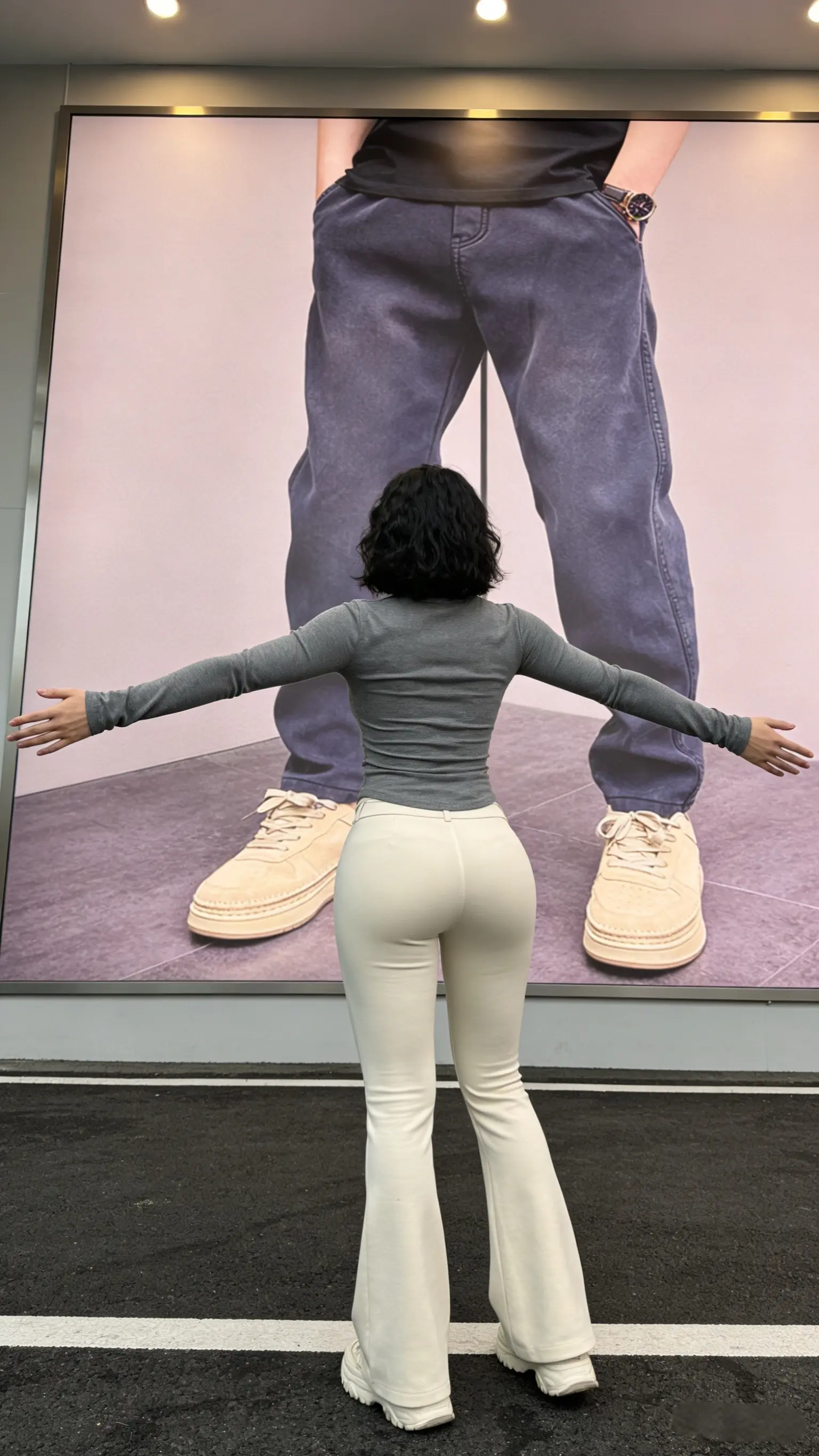 2026春秋季潮牌ins修身长裤男士百搭弹力卫裤美式痞帅牛仔裤子男  ...