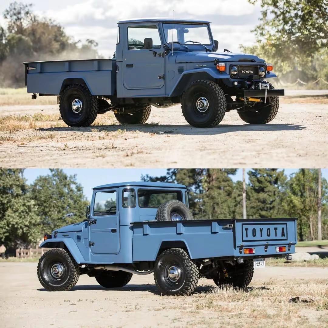 Land Cruiser FJ45 皮卡。这台 1980 年的丰田 Land C