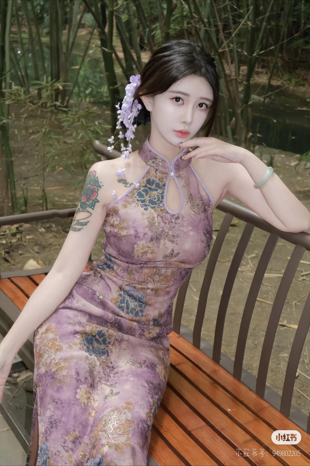 东方女性穿旗袍为什么这么美美女旗袍穿搭写真