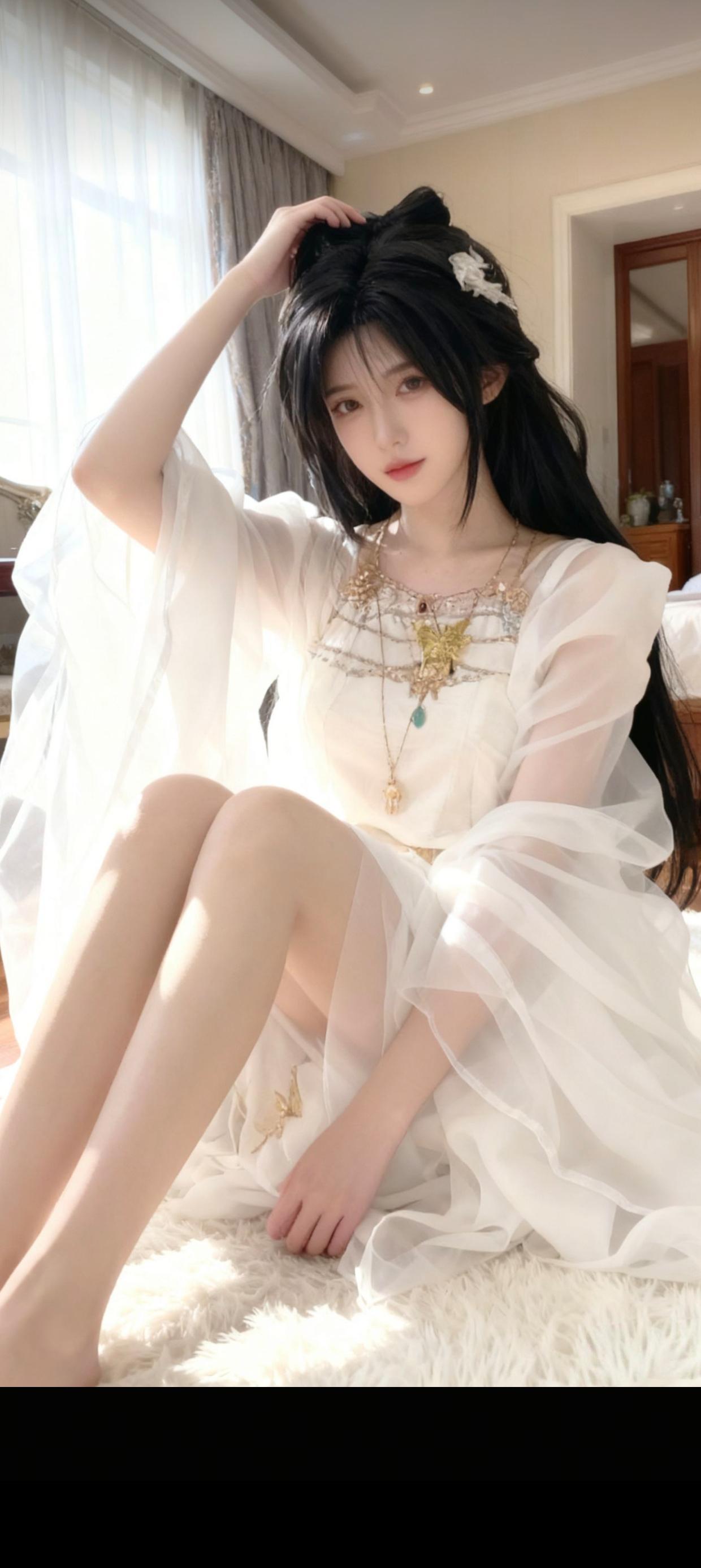 梦幻古风少女，轻纱飘逸，宛如仙子降临。有哪个美女是让你一见钟情的 什么样的女孩可