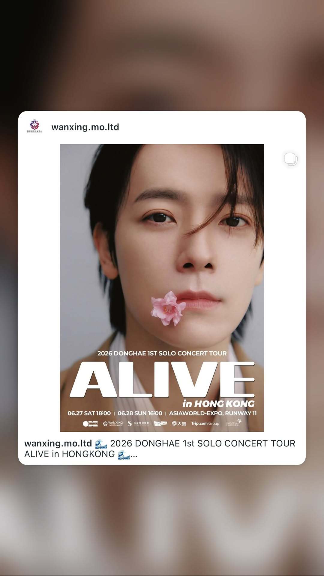 “CB百蓝_。260430 D&E official更新李东海 相关： 