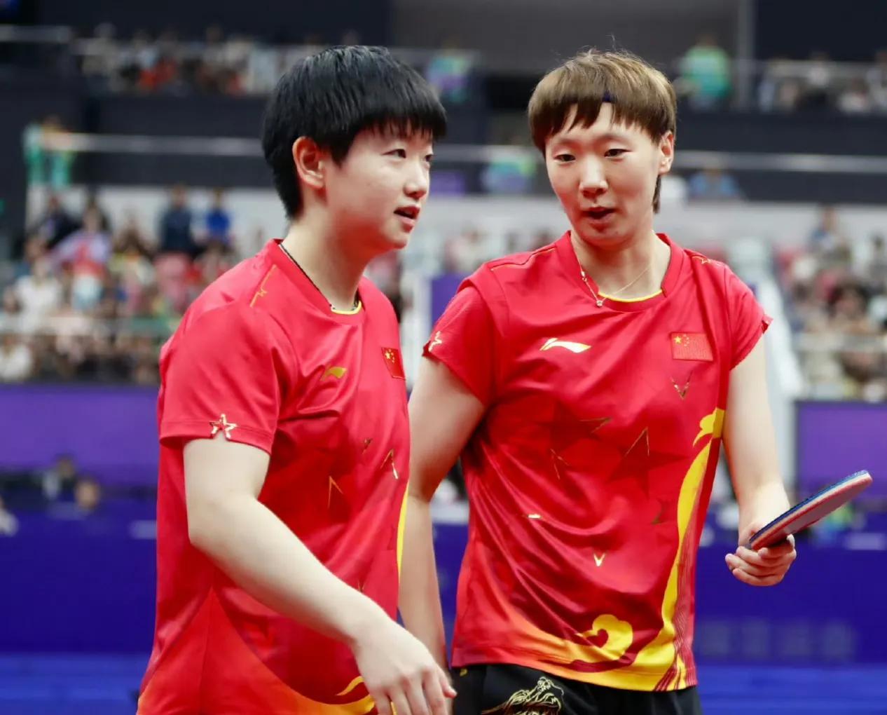 孙颖莎/王曼昱女双再出战！球迷：不合适，退赛！

2023WTT名古屋女子总决赛