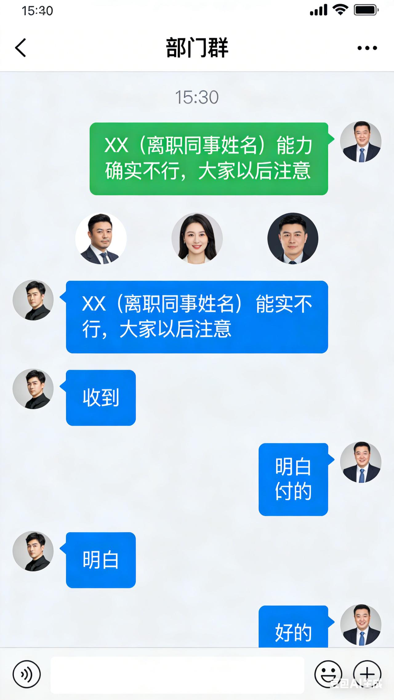 我同事被裁后，老板在群里骂她“能力不行”，她甩出一张截图，老板直接退群了。
上个