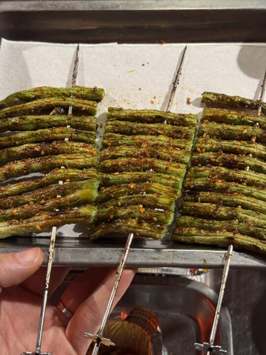 我的天！是在呼市吃到过最好吃的烤豆角！！！