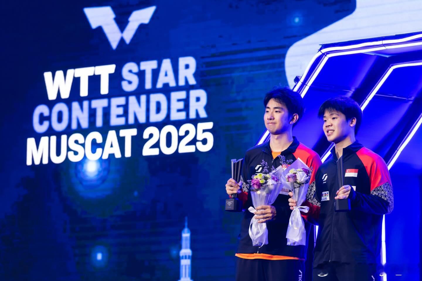 郭勇：wtt球星挑战赛马斯喀特🇴🇲虽然不够赢得更大的W，但对于我第一次获得w