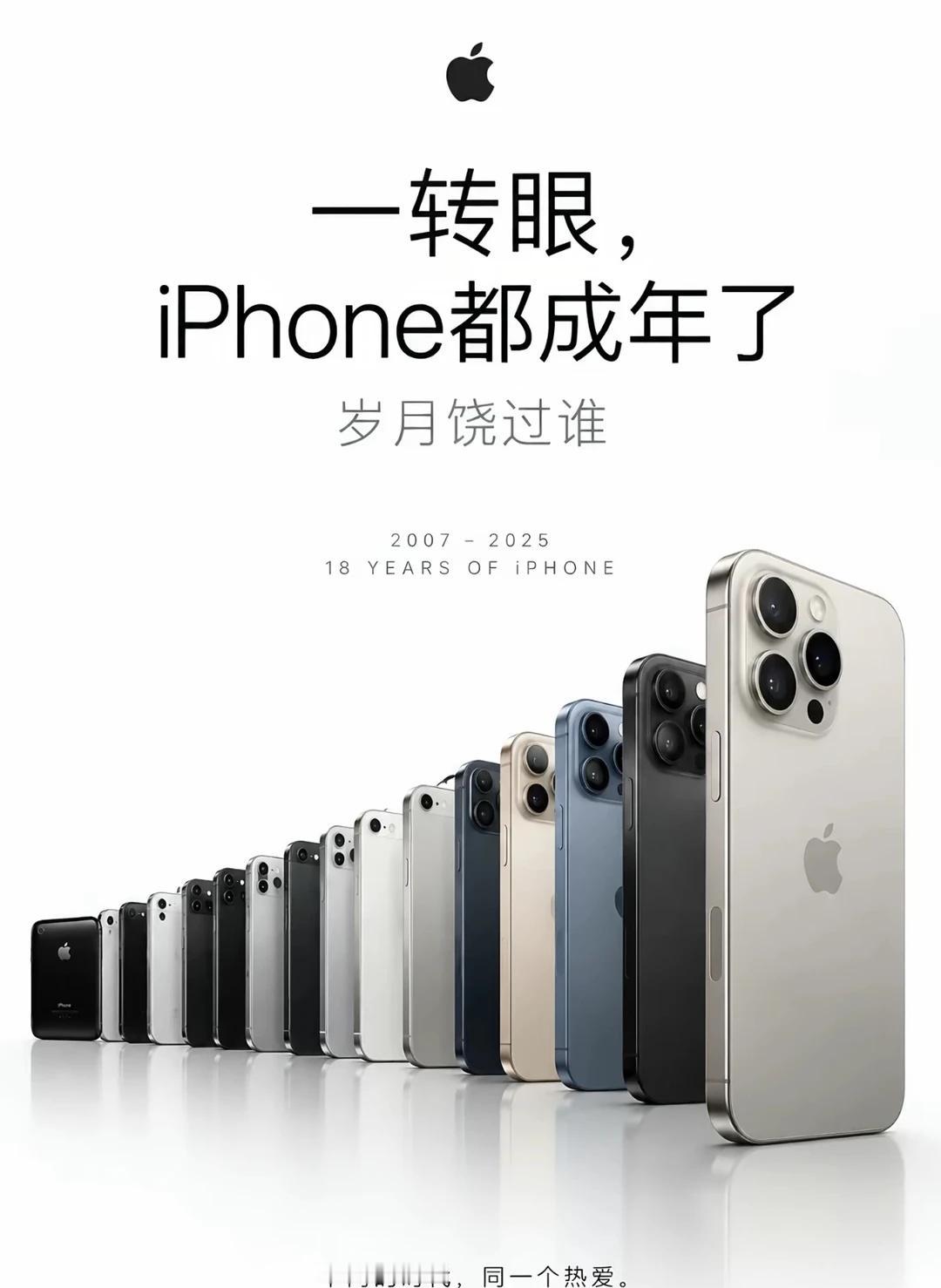 一转眼 iphone都成年了
我认识它的时候 它才四岁……
成年以后更费钱了！