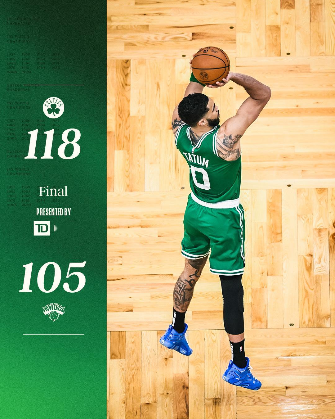 凯尔特人国度  FINAL : Boston Celtics 【 118-105